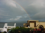 [Rainbow over Lake Taupo]
