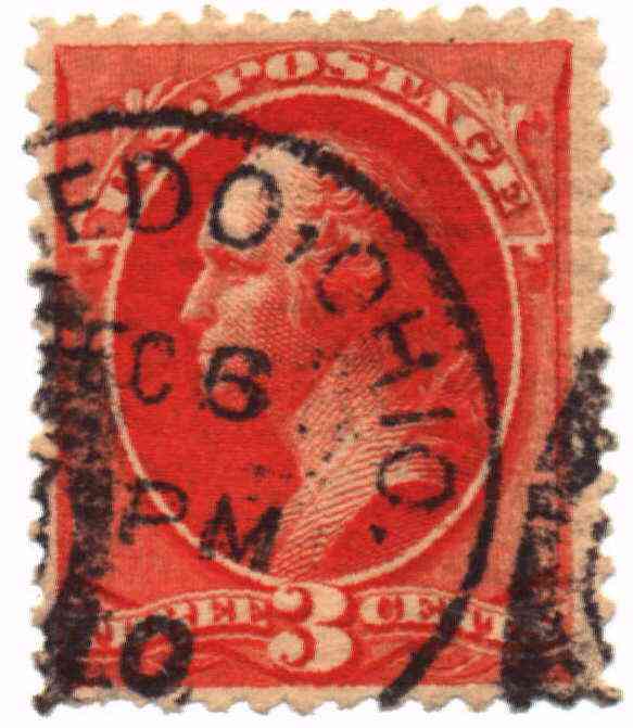 [Three Cent Stamp]