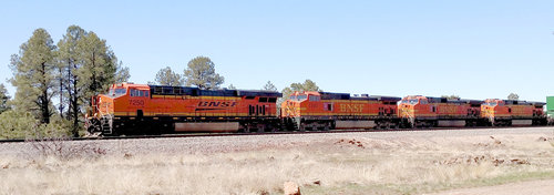 [BNSF Locomotives, Flagstaff]