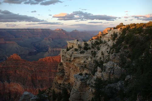 [Sunset at the Grand Canyon]