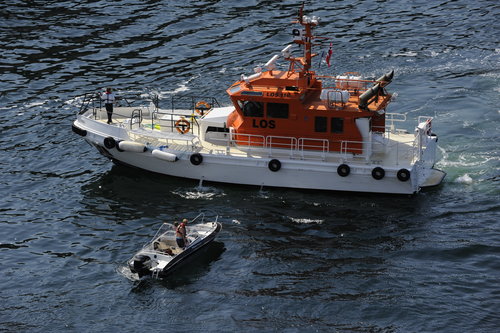 Norwegian Coast Guard Keeping Casual Boaters Away from Our Ship