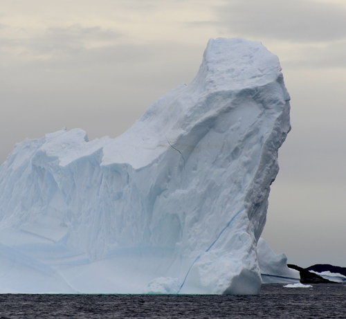 Iceberg (note blue color)