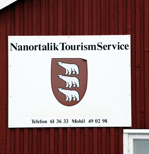 Sign for Tourist Organization