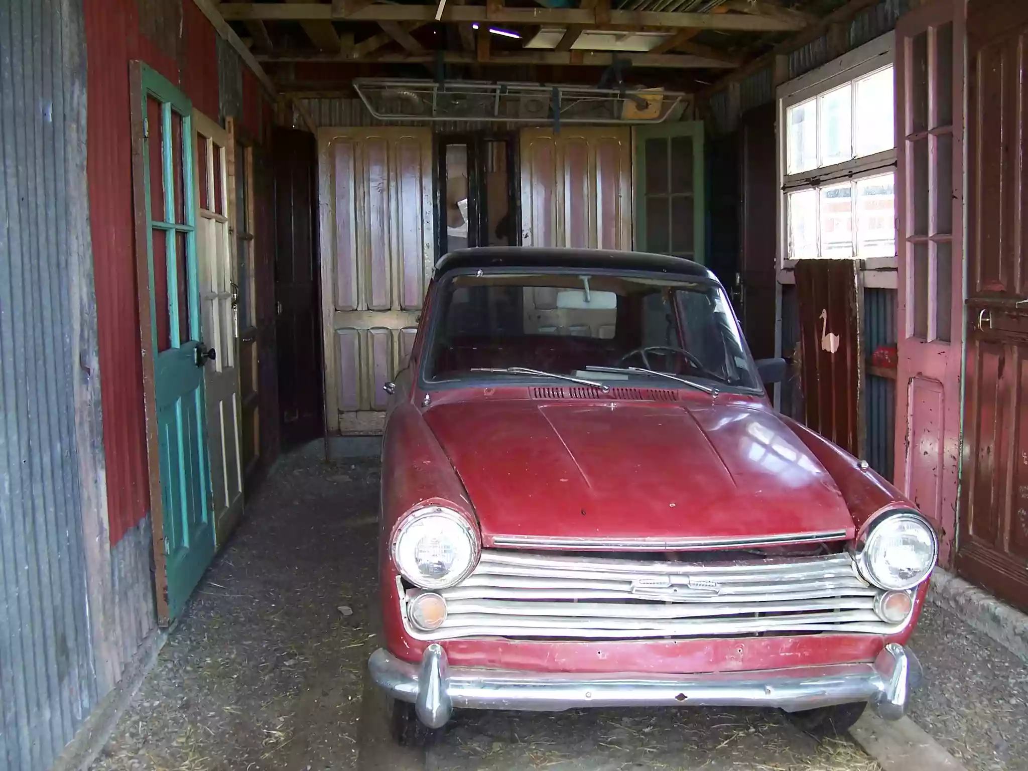 Old Car in Garage