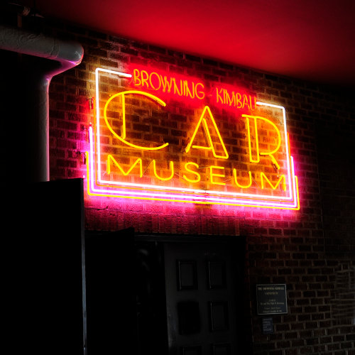 [Sign for Browning-Kimball Classic Car Museum ]