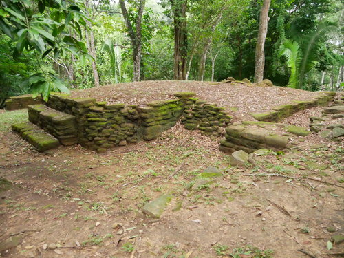 [Platform for House or Religious Structure, Maya Ruins