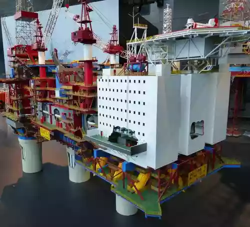 Scale Model of Oil Rig