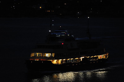 Sydney Harbor Ferry at Night